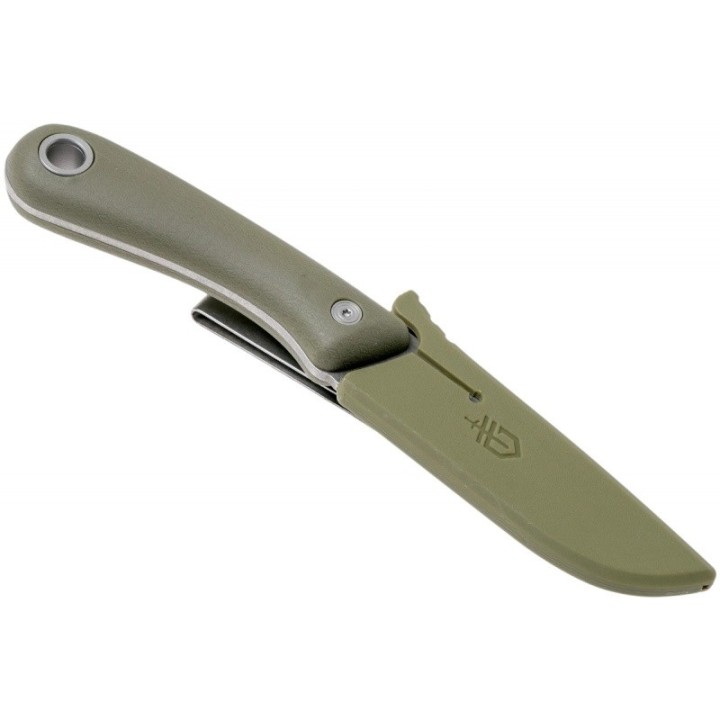 Couteau de Survie Gerber Spine Green Lame Acier 7Cr17MoV Manche ABS Etui GFN G3424 Livraison Gratuite