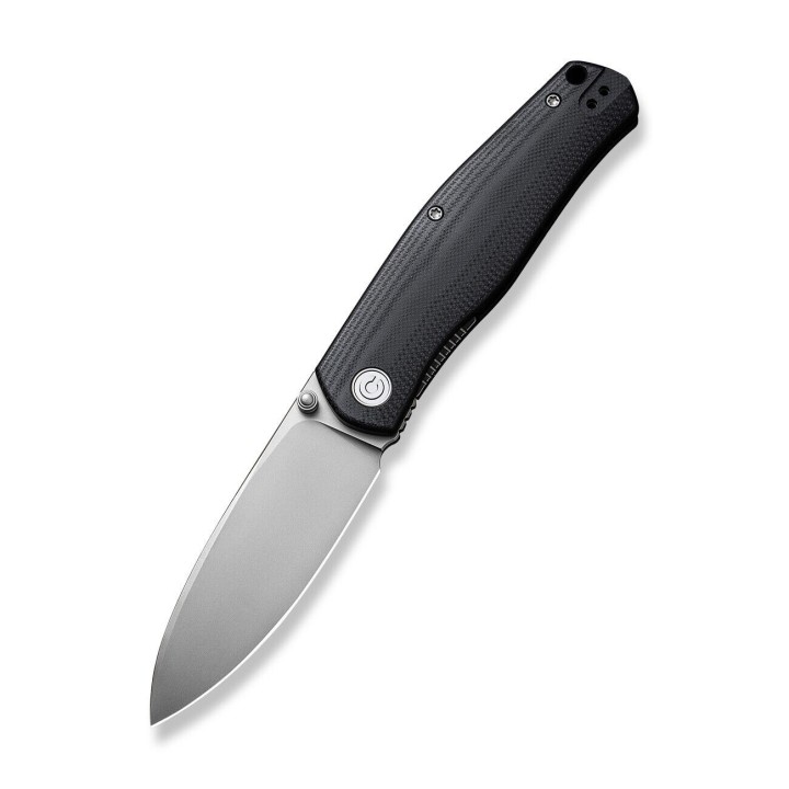 Couteau CIVIVI Sokoke Black Manche G10 14C28N Drop Point Blade IKBS Linerlock Clip CIVC220071 - Livraison Gratuite