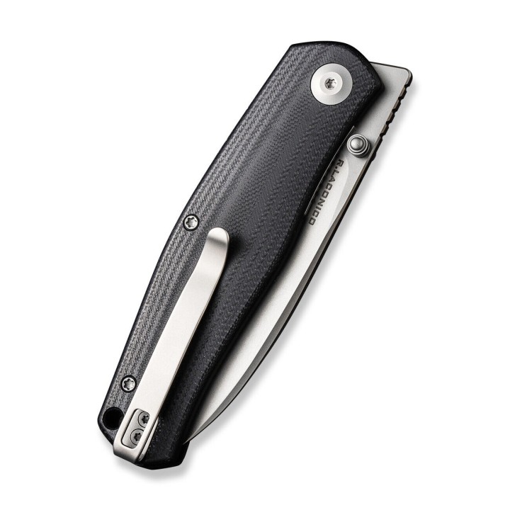 Couteau CIVIVI Sokoke Black Manche G10 14C28N Drop Point Blade IKBS Linerlock Clip CIVC220071 - Livraison Gratuite