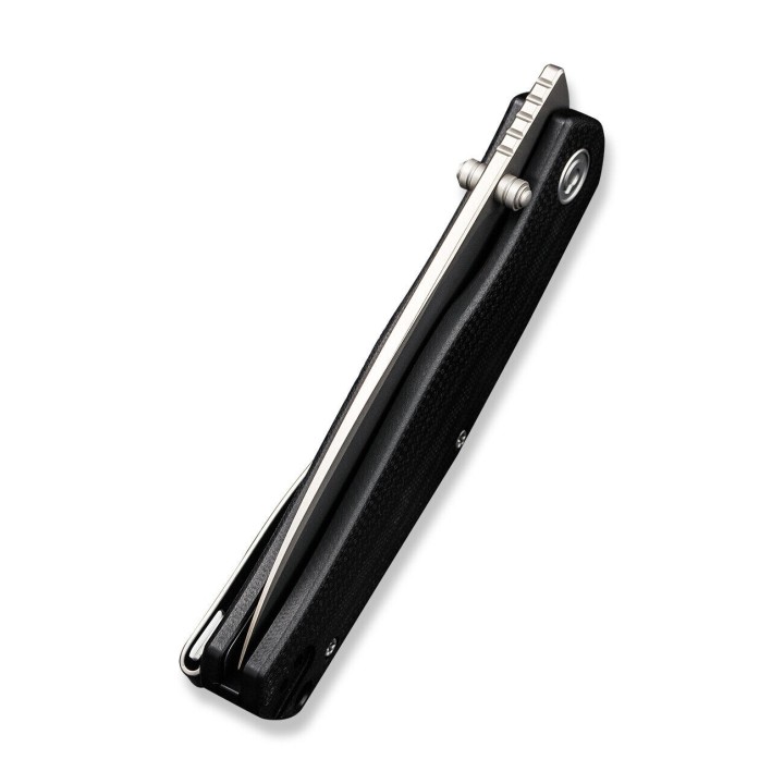 Couteau CIVIVI Sokoke Black Manche G10 14C28N Drop Point Blade IKBS Linerlock Clip CIVC220071 - Livraison Gratuite