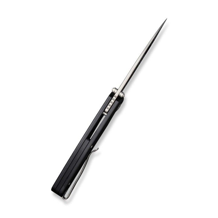 Couteau CIVIVI Sokoke Black Manche G10 14C28N Drop Point Blade IKBS Linerlock Clip CIVC220071 - Livraison Gratuite