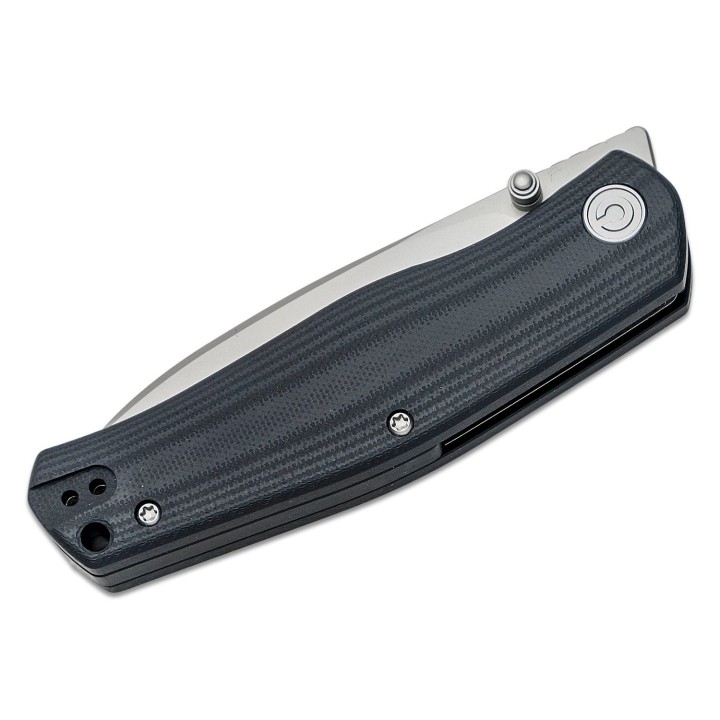 Couteau CIVIVI Sokoke Black Manche G10 14C28N Drop Point Blade IKBS Linerlock Clip CIVC220071 - Livraison Gratuite