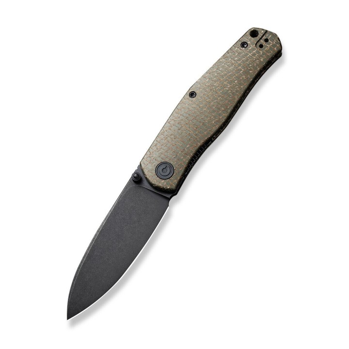 Couteau CIVIVI Sokoke Green Burlap Manche Micarta 14C28N Drop Point Blade IKBS Linerlock Clip CIVC220072 - Livraison Gratuite