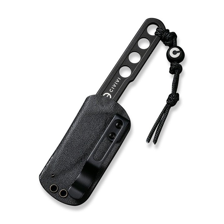 Couteau De Cou CIVIVI Circulus Black Lame Acier 10Cr15CoMoV Etui Kydex CIVC220122 - Livraison Gratuite