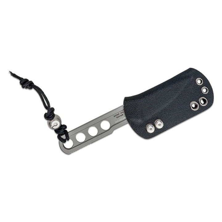 Couteau De Cou CIVIVI Circulus Stonewash Lame Acier 10Cr15CoMoV Etui Kydex CIVC220122 - Livraison Gratuite