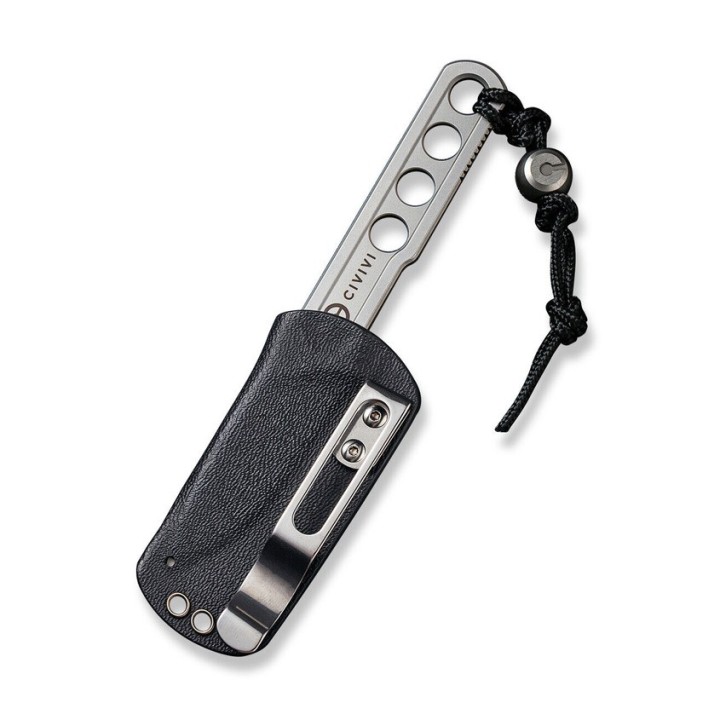 Couteau De Cou CIVIVI Circulus Stonewash Lame Acier 10Cr15CoMoV Etui Kydex CIVC220122 - Livraison Gratuite