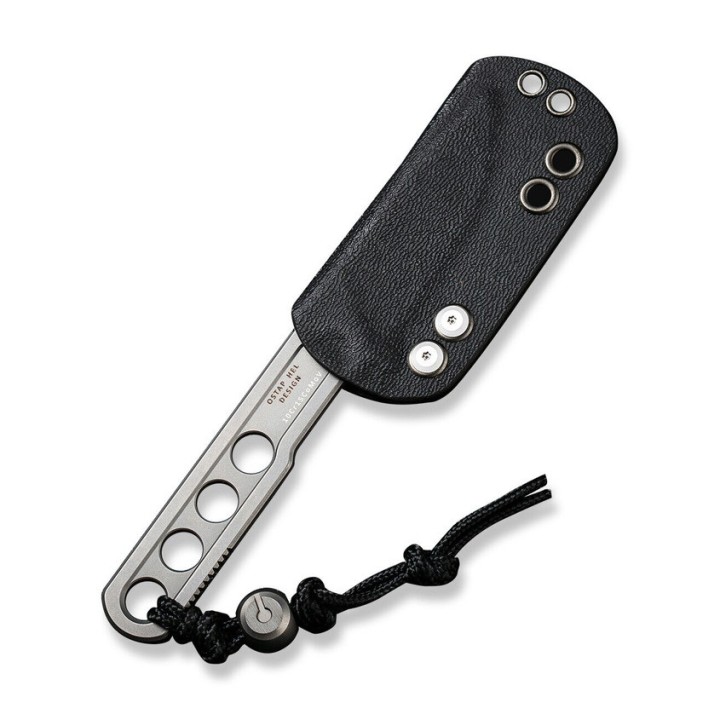 Couteau De Cou CIVIVI Circulus Stonewash Lame Acier 10Cr15CoMoV Etui Kydex CIVC220122 - Livraison Gratuite