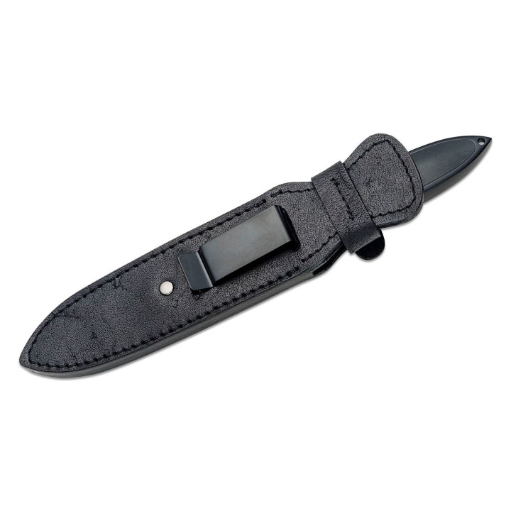 Couteau Rambo Boot Knife Signature Edition Lame Acier Inox Manche Micarta Etui Cuir RB9434 - Livraison Gratuite