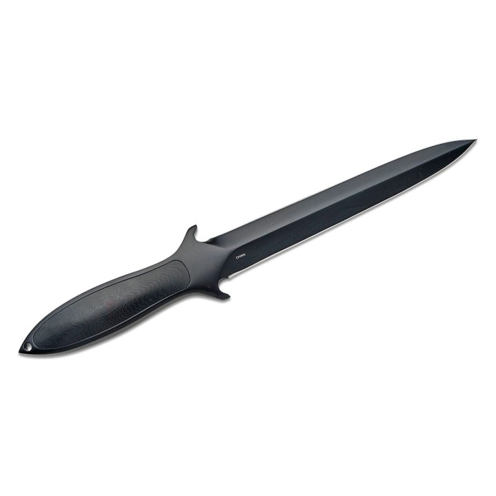 Couteau Rambo Boot Knife Signature Edition Lame Acier Inox Manche Micarta Etui Cuir RB9434 - Livraison Gratuite