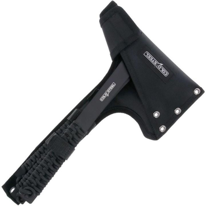 Lot de 3 Haches de Lancer Cold Steel Throwing Axes Lame Acier 420 Manche Paracorde Etui Nylon CSTH175AX3PK - Livraison Gratuite