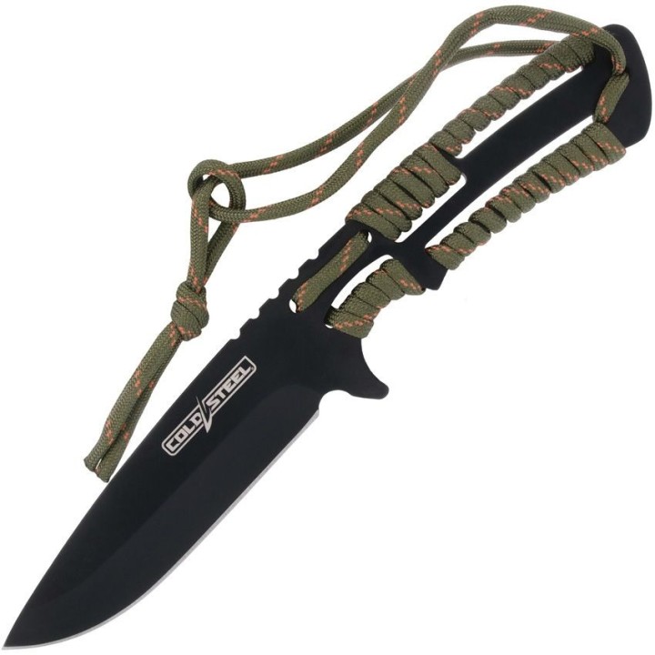 Set de 3 Couteaux de Lancer Cold Steel Throwing Knives Lame Acier 420 Manche Paracorde Etui CSTH44KVD3PK - Livraison Gratuite