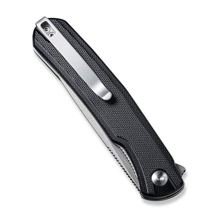 Couteau Sencut Scitus Black G10 Lame Acier D2 IKBS Linerlock Clip S210421 - Livraison Gratuite