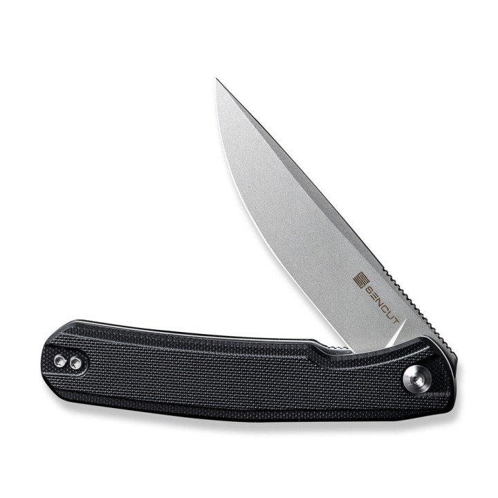 Couteau Sencut Scitus Black G10 Lame Acier D2 IKBS Linerlock Clip S210421 - Livraison Gratuite