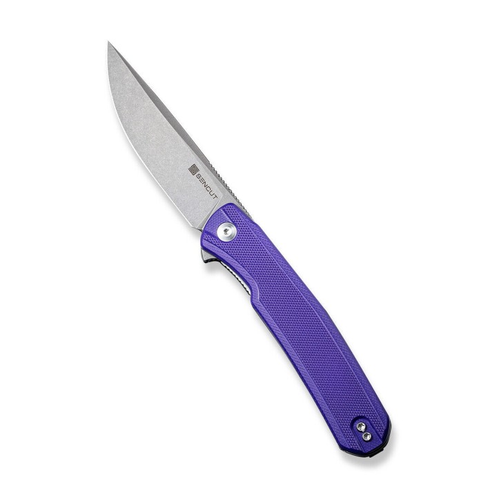 Couteau Sencut Scitus Purple G10 Lame Acier D2 IKBS Linerlock Clip S210422 - Livraison Gratuite