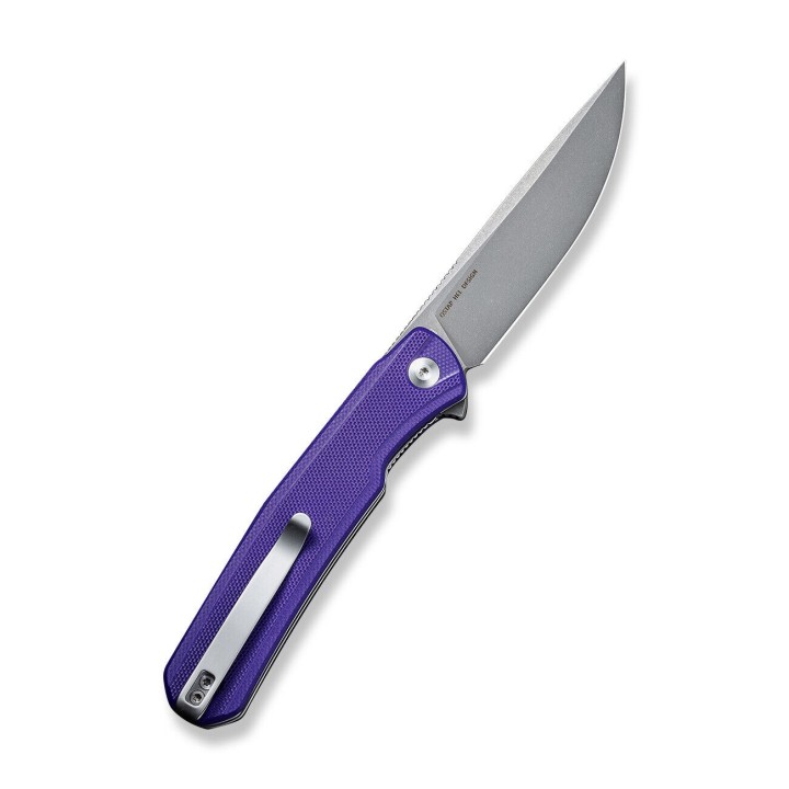Couteau Sencut Scitus Purple G10 Lame Acier D2 IKBS Linerlock Clip S210422 - Livraison Gratuite