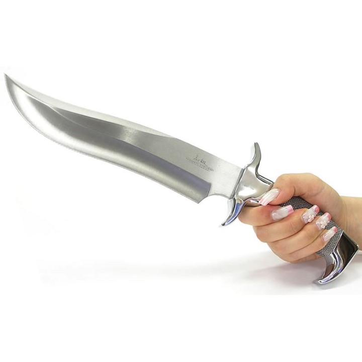 COUTEAU BOWIE DE CHASSE FACON MEDIEVAL - Gil Hibben Highlander Bowie GH627 