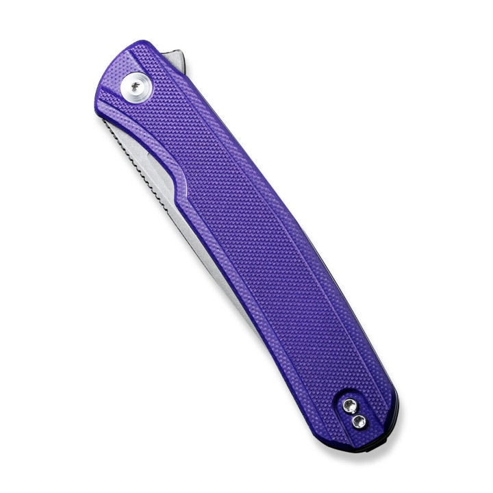 Couteau Sencut Scitus Purple G10 Lame Acier D2 IKBS Linerlock Clip S210422 - Livraison Gratuite