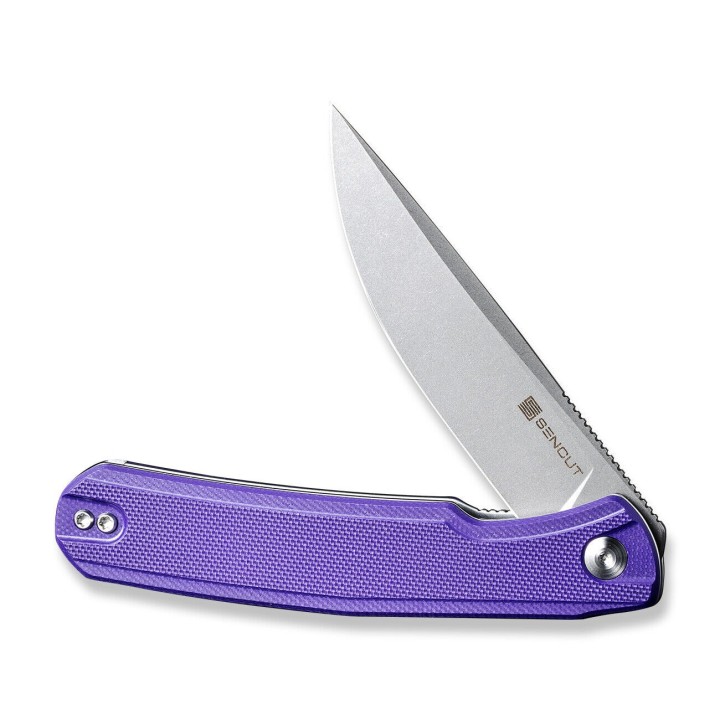 Couteau Sencut Scitus Purple G10 Lame Acier D2 IKBS Linerlock Clip S210422 - Livraison Gratuite