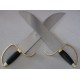 Set de 2 Sabres Cold Steel Butterfly Swords Acier Carbone 1055 CS88BF - Livraison Gratuite
