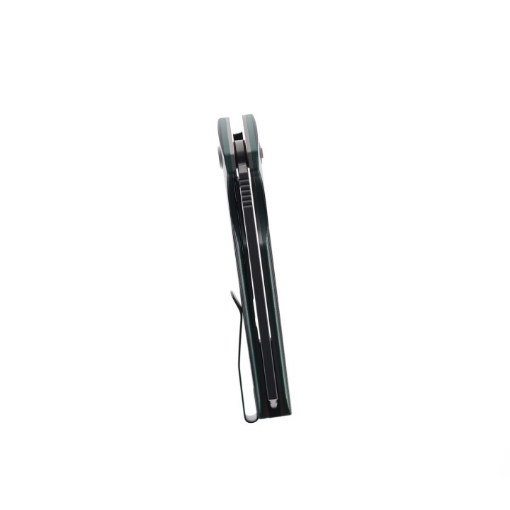 Couteau Bestech Slyther Black/Green Manche G-10 Lame Acier 14C28N IKBS Linerlock Clip BTKG51D - Livraison Gratuite
