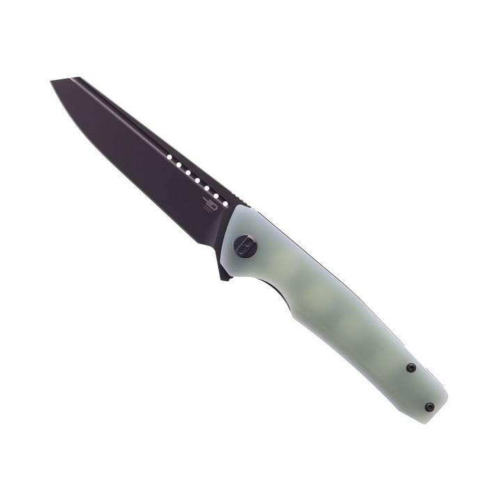 Couteau Bestech Slyther Jade Manche G-10 Lame Acier 14C28N IKBS Linerlock Clip BTKG51B3 - Livraison Gratuite