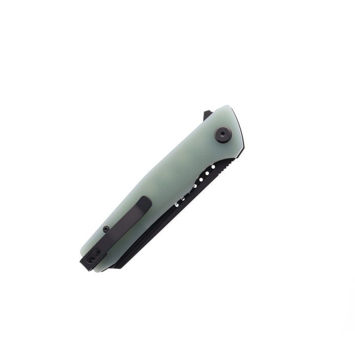 Couteau Bestech Slyther Jade Manche G-10 Lame Acier 14C28N IKBS Linerlock Clip BTKG51B2 - Livraison Gratuite