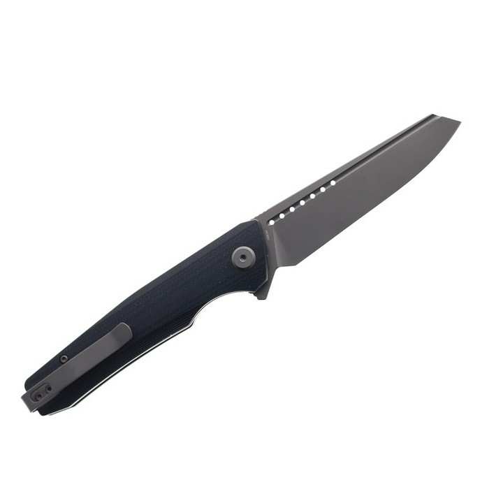 Couteau Bestech Slyther Black Manche G-10 Lame Acier 14C28N IKBS Linerlock Clip BTKG51A2 - Livraison Gratuite