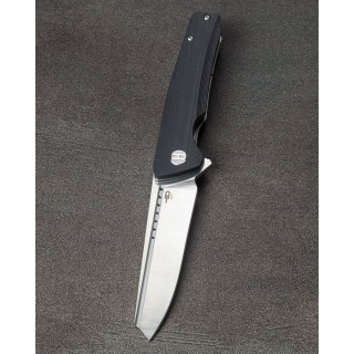Couteau Bestech Slyther Black Manche G-10 Lame Acier 14C28N IKBS Linerlock Clip BTKG51A1 - Livraison Gratuite