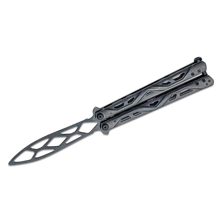 Couteau Papillon D'Entrainement Kershaw Balanza Trainer Balisong Butterfly Lame & Manche Acier KS4950TR - Livraison Gratuite