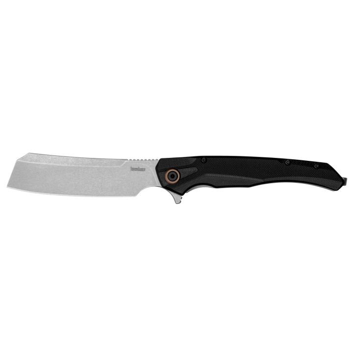 Couteau Kershaw Strata Cleaver Lame Acier D2 Manche G10/Acier KIVT Framelock Clip KS2078 - Livraison Gratuite
