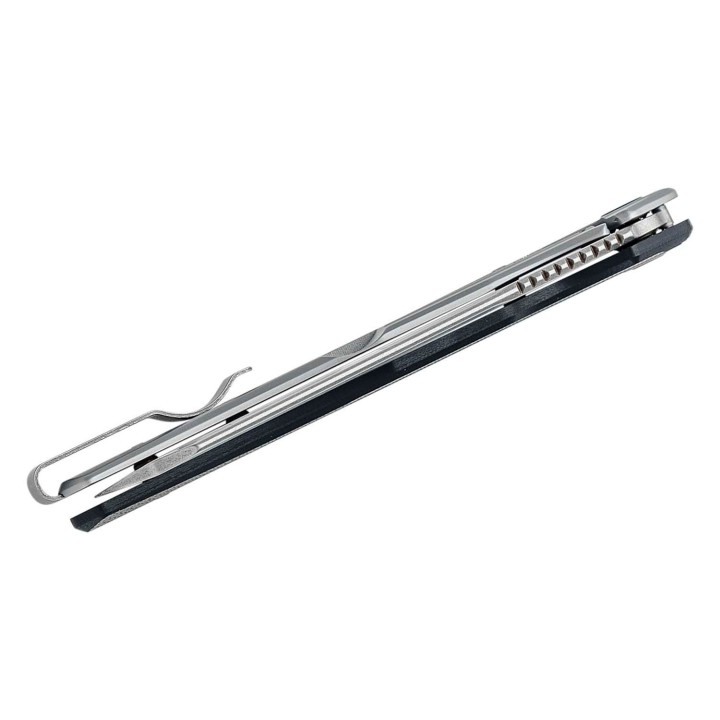 Couteau Kershaw Strata Cleaver Lame Acier D2 Manche G10/Acier KIVT Framelock Clip KS2078 - Livraison Gratuite