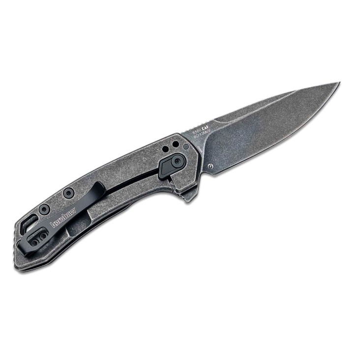 Couteau Kershaw Radar A/O Lame Acier 8Cr13MoV Manche Acier Framelock Clip KS5560 - Livraison Gratuite