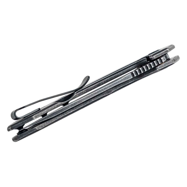 Couteau Kershaw Radar A/O Lame Acier 8Cr13MoV Manche Acier Framelock Clip KS5560 - Livraison Gratuite