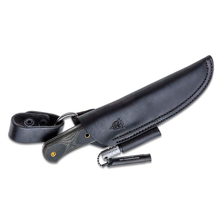 Couteau de Survie Tops Dragonfly 4.5 Acier Carbone 1095 Manche Micarta Tops Knives Made In USA TPDFLY45 - Livraison Gratuite