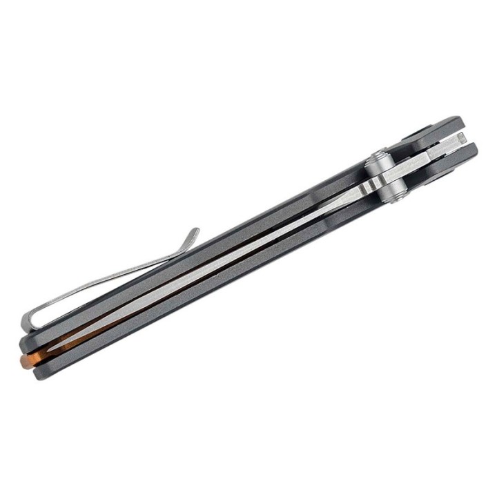 Couteau Kershaw Iridium DuraLock Lame Acier D2 Manche Aluminium IKBS Clip KS2038 - Livraison Gratuite