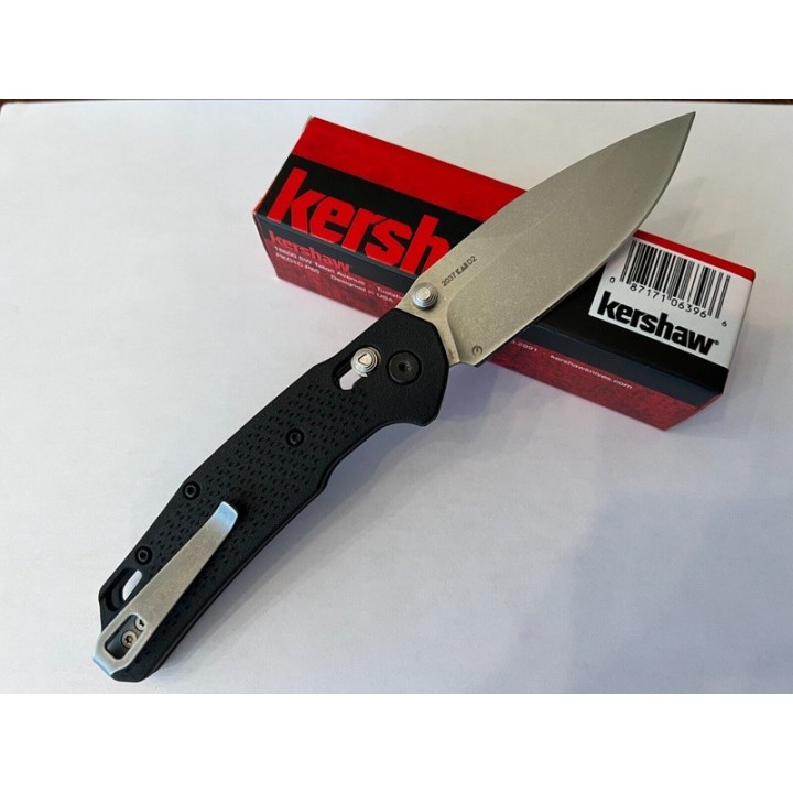 Couteau Kershaw Heist DuraLock Lame Acier D2 Manche GRN Clip KS2037 - Livraison Gratuite