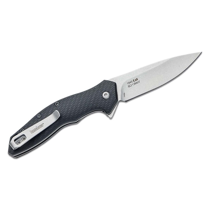 Couteau Kershaw Shoreline A/O Lame Acier 8Cr13MoV Manche GRN Linerlock Clip KS1845 - Livraison Gratuite