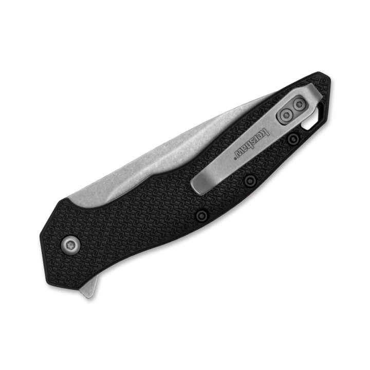 Couteau Kershaw Shoreline A/O Lame Acier 8Cr13MoV Manche GRN Linerlock Clip KS1845 - Livraison Gratuite
