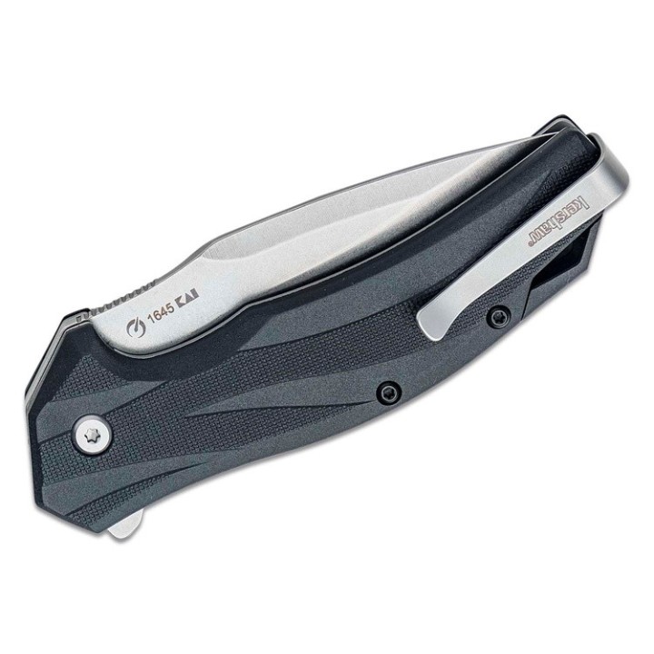 Couteau Kershaw Lateral A/O Lame Acier 8Cr13MoV Plain Manche GRN Linerlock Clip KS1645 - Livraison Gratuite