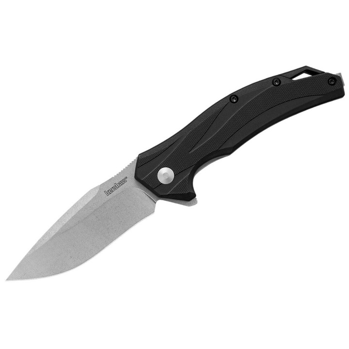 Couteau Kershaw Lateral A/O Lame Acier 8Cr13MoV Plain Manche GRN Linerlock Clip KS1645 - Livraison Gratuite