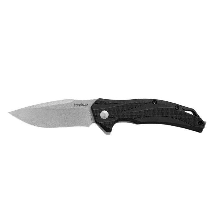 Couteau Kershaw Lateral A/O Lame Acier 8Cr13MoV Plain Manche GRN Linerlock Clip KS1645 - Livraison Gratuite