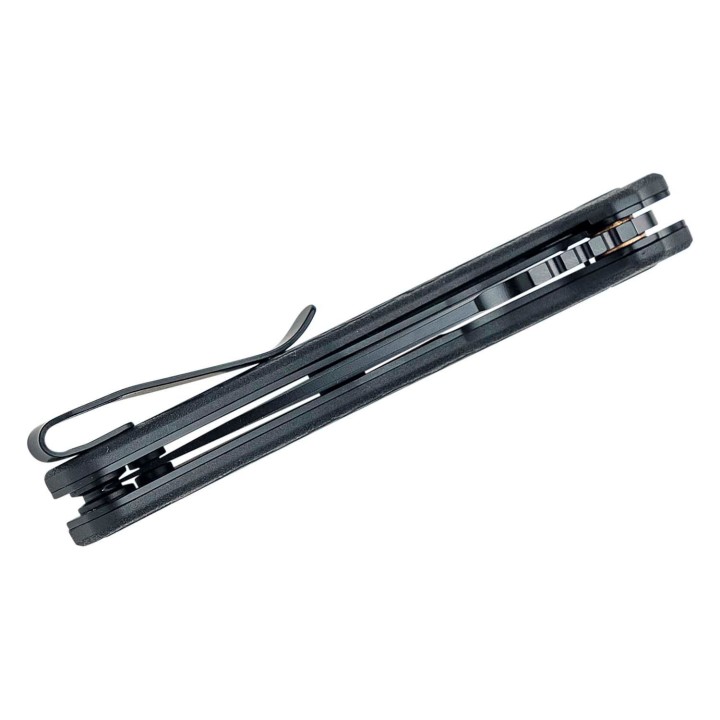 Couteau Kershaw Conduit A/O Lame Acier 8Cr13MoV Manche GRN Linerlock Clip KS1407 - Livraison Gratuite