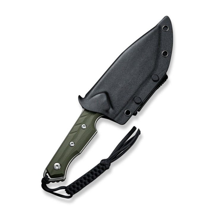 Couteau CIVIVI Maxwell Green Lame Acier D2 Green Tanto Manche G10 Etui Kydex CIVC210402 - Livraison Gratuite