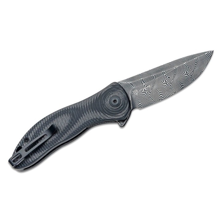 Couteau CIVIVI Synergy 3 Damas Manche G10/FCarbone IKBS Linerlock Clip C20075DDS1 - Livraison Gratuite