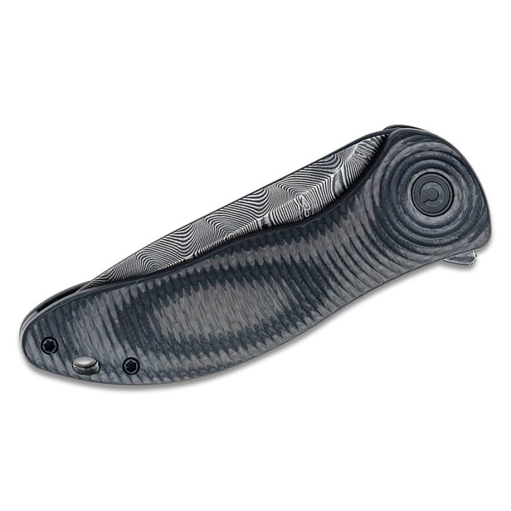 Couteau CIVIVI Synergy 3 Damas Manche G10/FCarbone IKBS Linerlock Clip C20075DDS1 - Livraison Gratuite