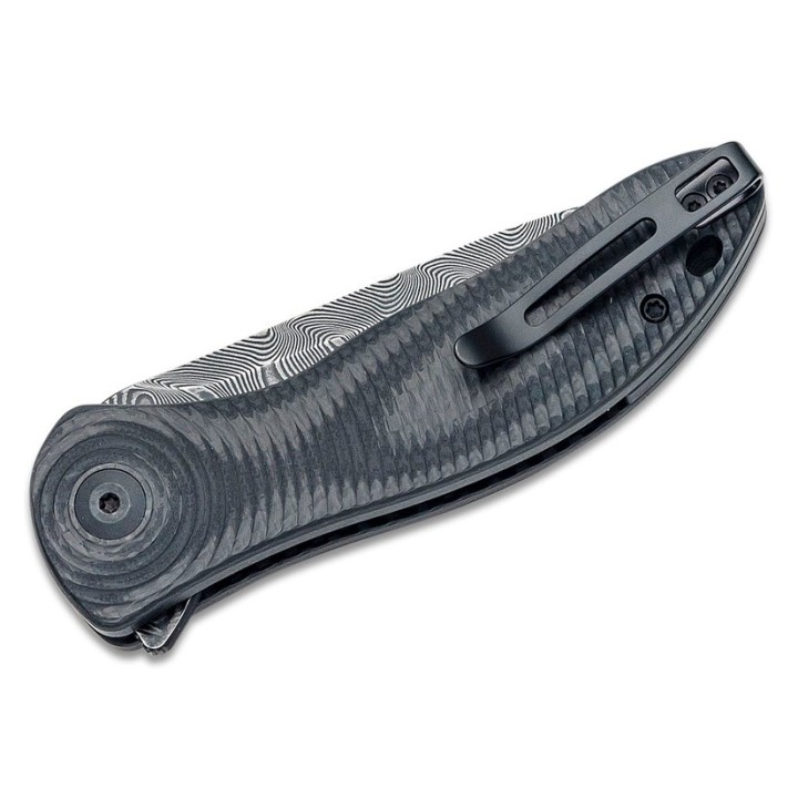 Couteau CIVIVI Synergy 3 Damas Manche G10/FCarbone IKBS Linerlock Clip C20075DDS1 - Livraison Gratuite