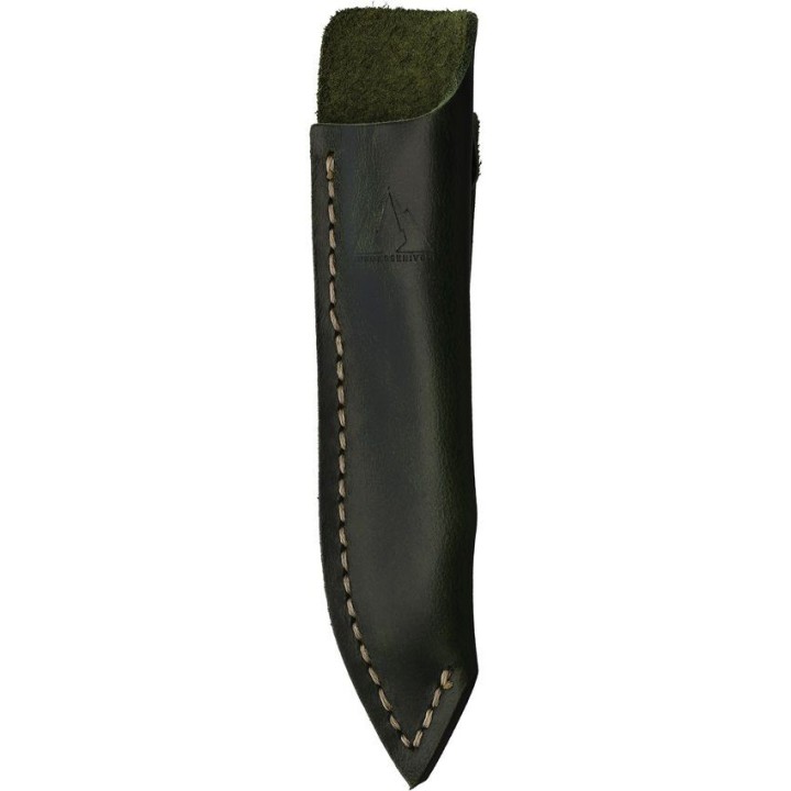Couteau CMB Kisame Black Lame Acier 14C28N Blackwash Manche G10 Etui Cuir CMBFB01D - Livraison Gratuite