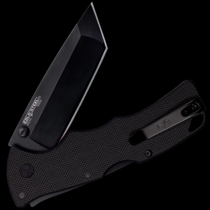 Couteau Cold Steel Verdict Tanto Lame Acier AUS-10A Manche G10 Tri-Ad Lock Clip CSFLC3T10A - Livraison Gratuite