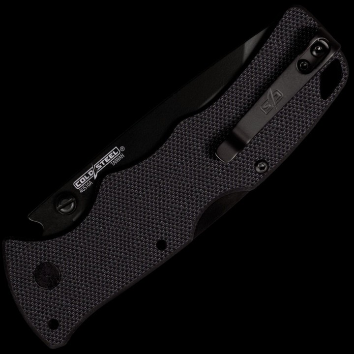 Couteau Cold Steel Verdict Tanto Lame Acier AUS-10A Manche G10 Tri-Ad Lock Clip CSFLC3T10A - Livraison Gratuite