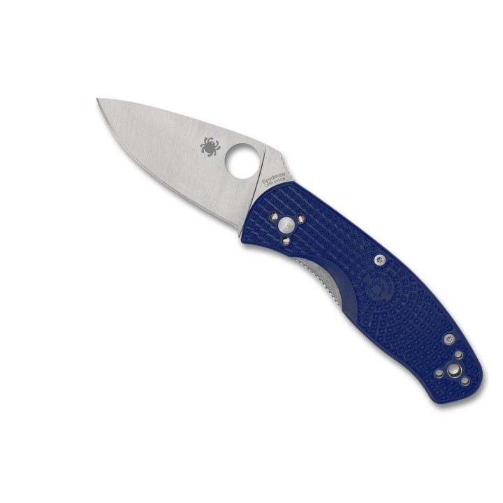 Couteau Spyderco Persistence Lightweight Lame Acier S35VN Plain Manche FRN Blue Linerlock Clip SC136PBL - Livraison Gratuite